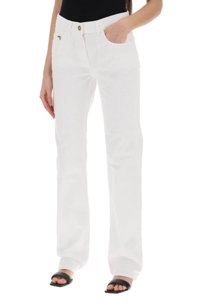 PALM ANGELS Jeans With Gold Metal Detailing
