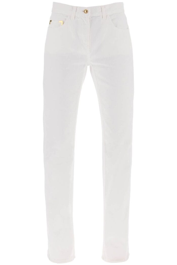 PALM ANGELS Jeans With Gold Metal Detailing