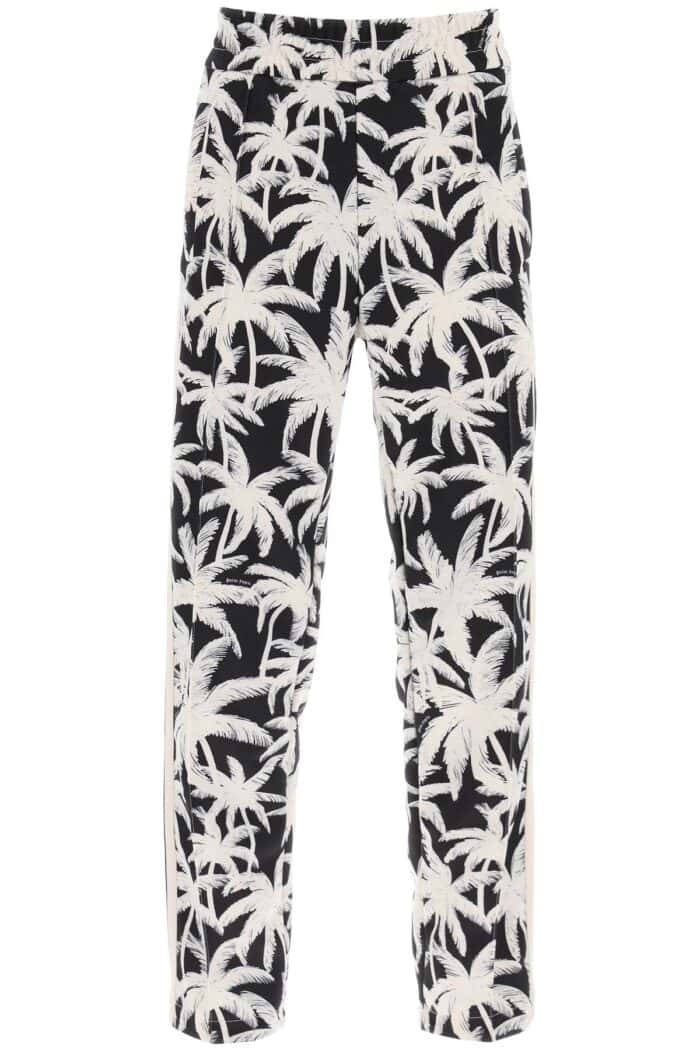 PALM ANGELS Joggers With Palms Print