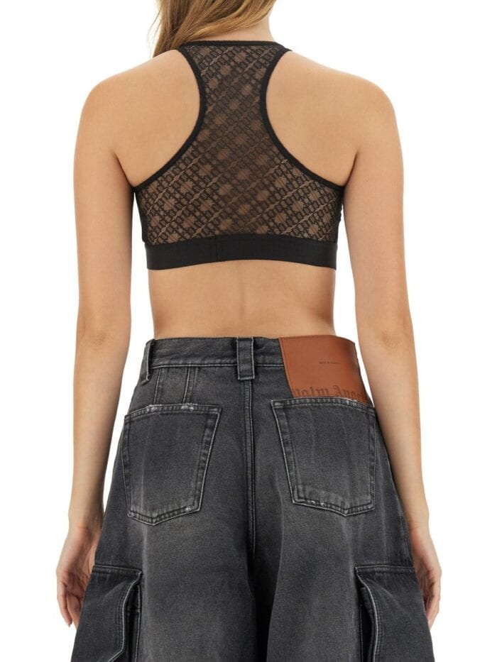 Palm Angels LACE AMERICA TOP