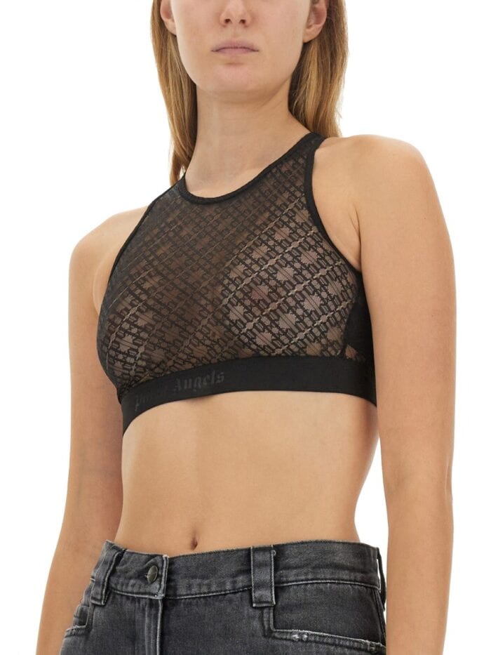 Palm Angels LACE AMERICA TOP