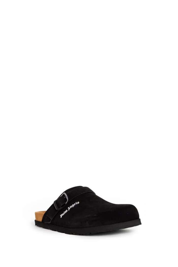 PALM ANGELS Logo Calf Leather Mules