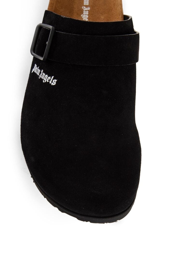 PALM ANGELS Logo Calf Leather Mules