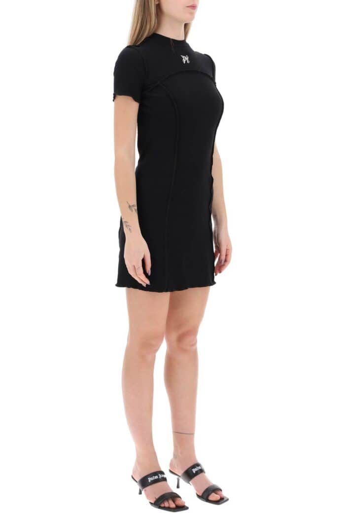 PALM ANGELS Ma  "mini Inside-out Dress With Mon