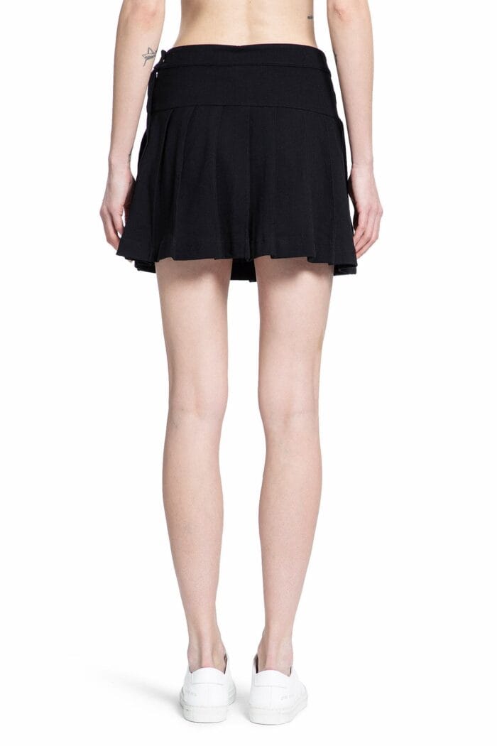 PALM ANGELS Monogram Pleated Skirt