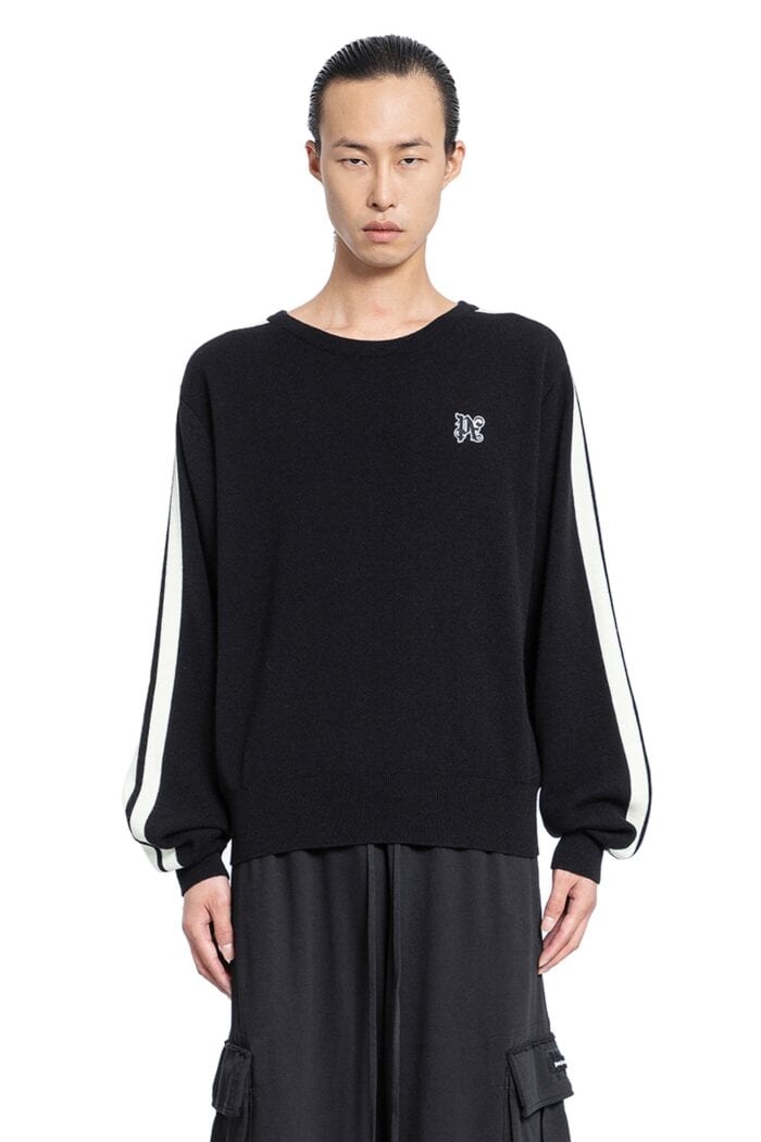 PALM ANGELS Monogram Track Sweater