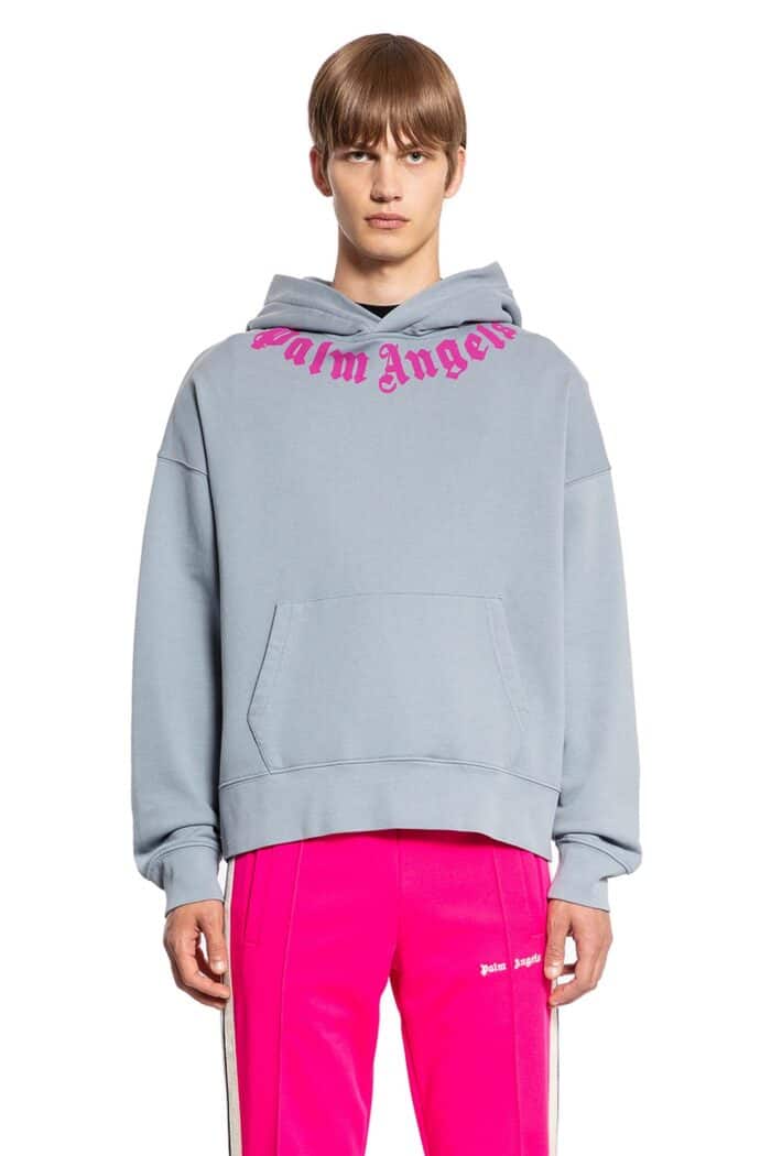 PALM ANGELS Neck Logo Hoodie