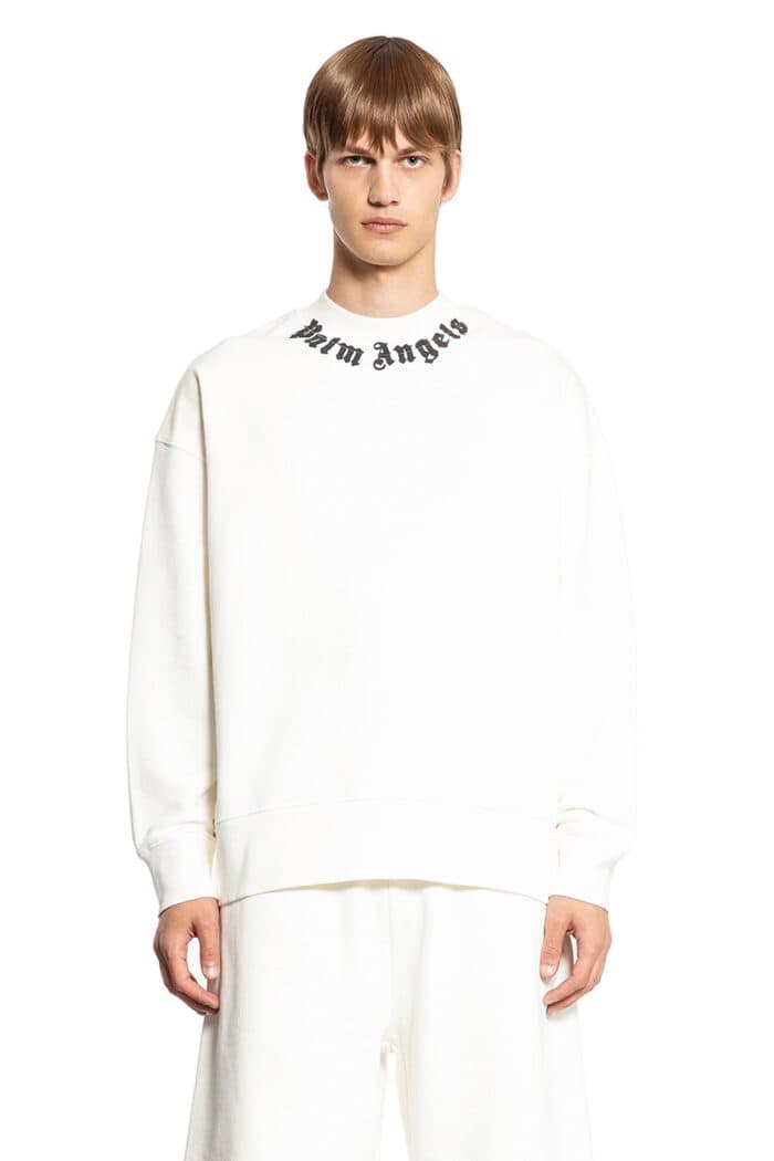 PALM ANGELS Neck Logo Sweatshirt