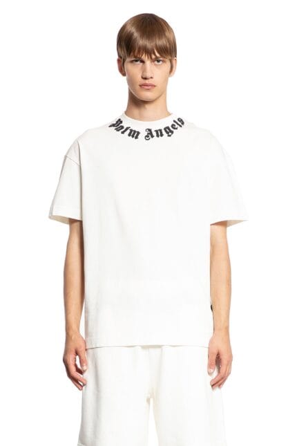 PALM ANGELS Neck Logo Tee