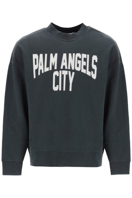 PALM ANGELS Pa City Crewneck Sweatshirt