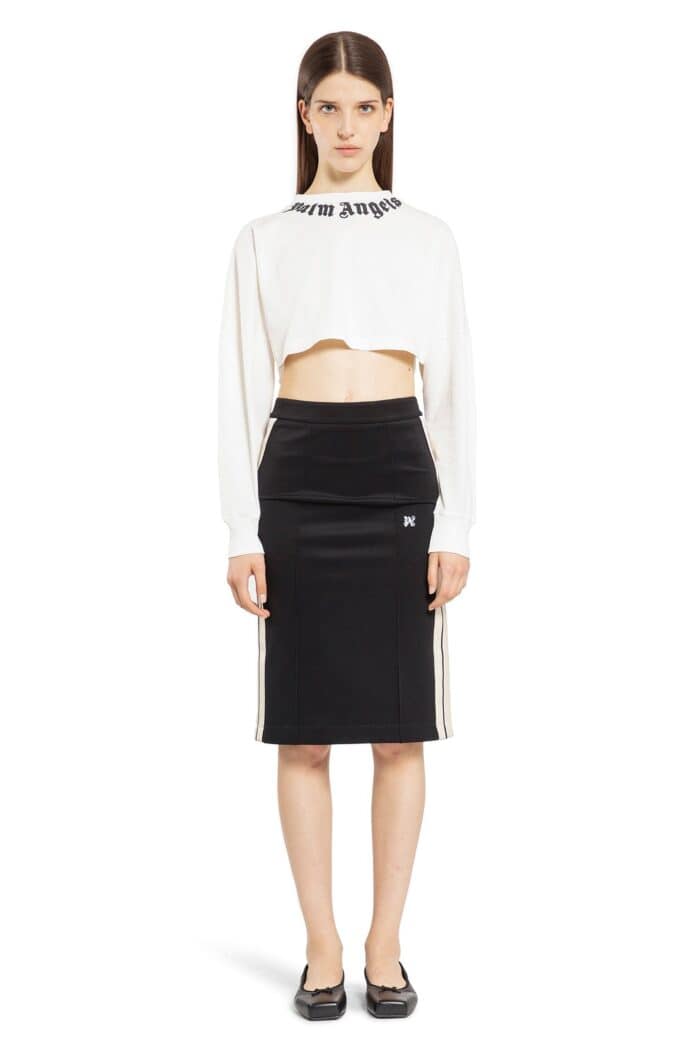 PALM ANGELS Pa Monogram Midi Skirt