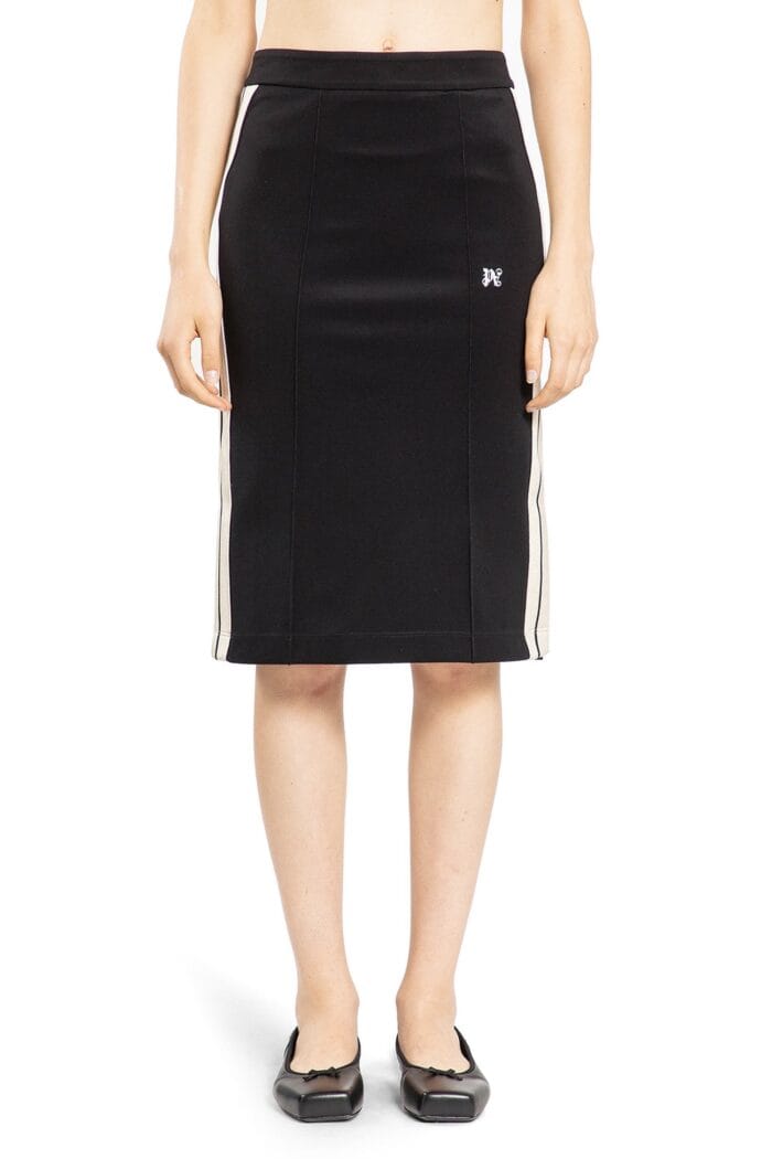 PALM ANGELS Pa Monogram Midi Skirt