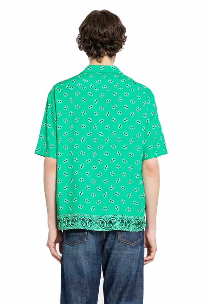 PALM ANGELS Paisley Bowling Shirt