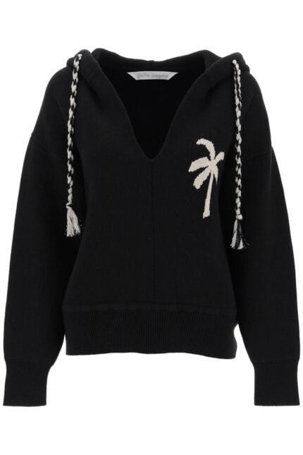 PALM ANGELS Palm Knitted Hoodie