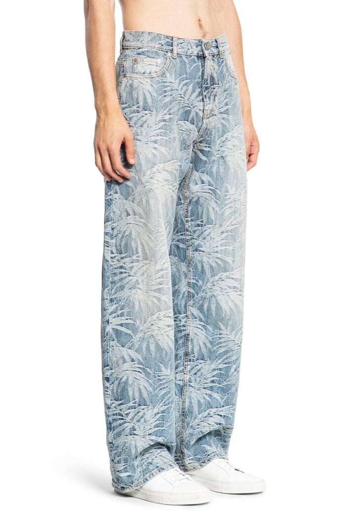 PALM ANGELS Palms Wash Loose Jeans