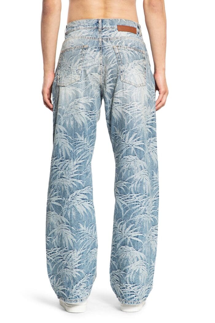 PALM ANGELS Palms Wash Loose Jeans