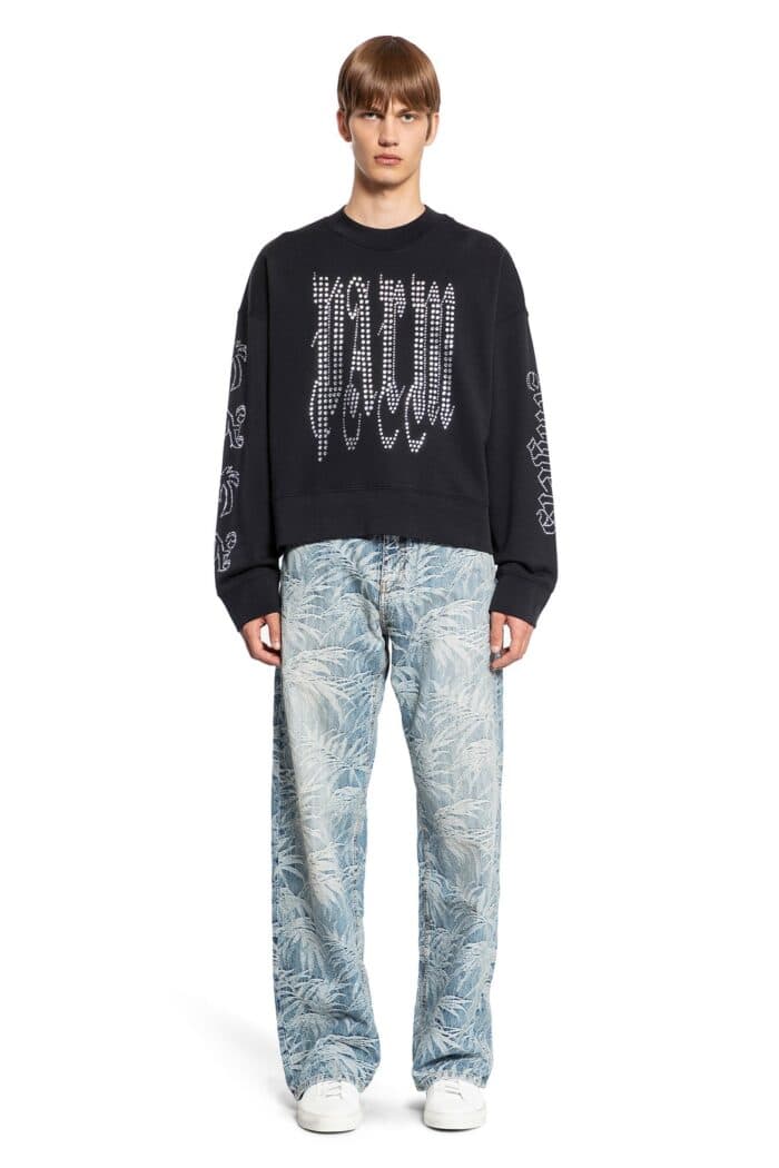 PALM ANGELS Palms Wash Loose Jeans