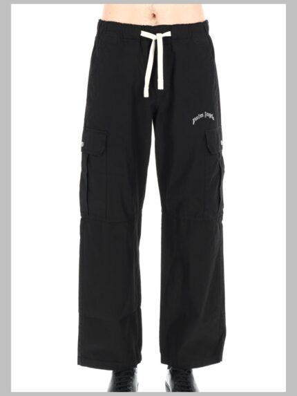 Palm Angels PANTALONE CARGO "CURVED LOGO"