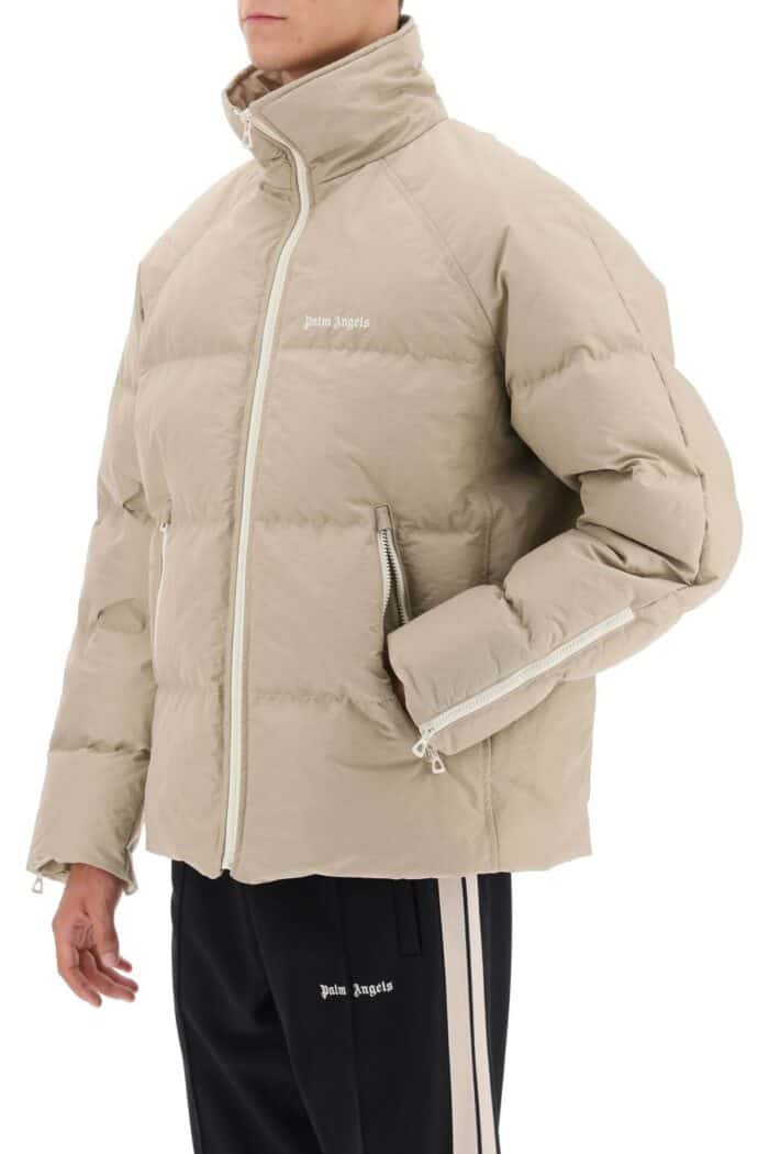 Palm Angels Retro-like Raglan Down Jacket