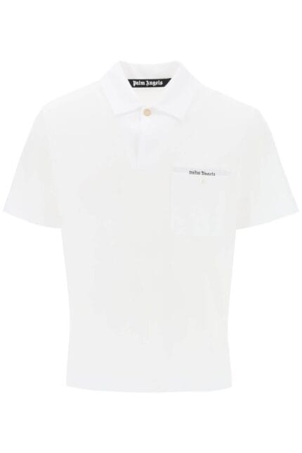 Palm Angels Sartorial Tape Pique' Polo Shirt