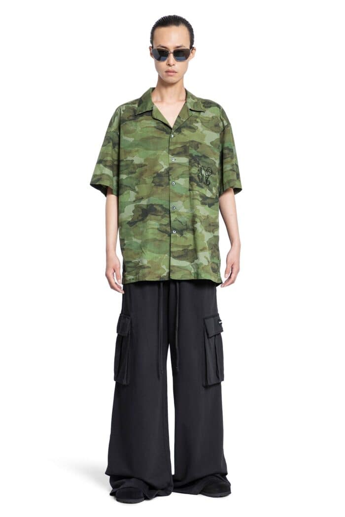 PALM ANGELS Seasonal Camouflage Shirt