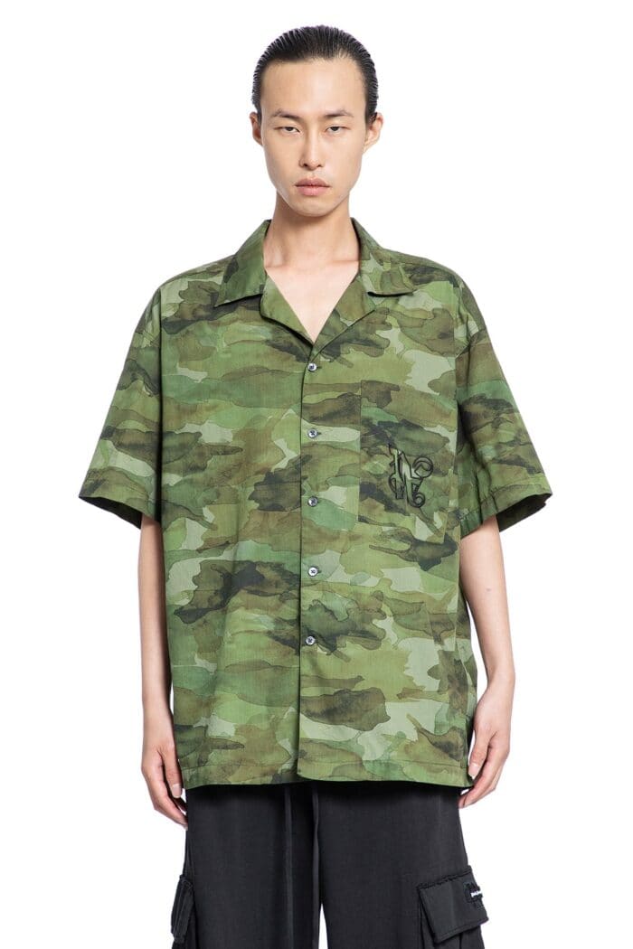 PALM ANGELS Seasonal Camouflage Shirt