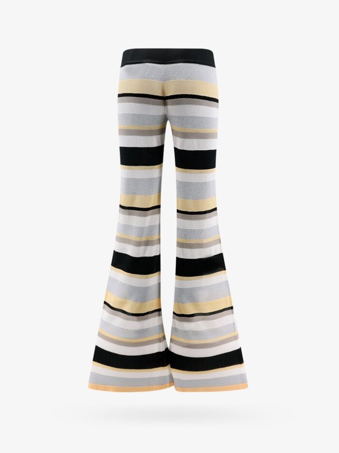 Palm Angels Striped Trouser With Lurex Effect