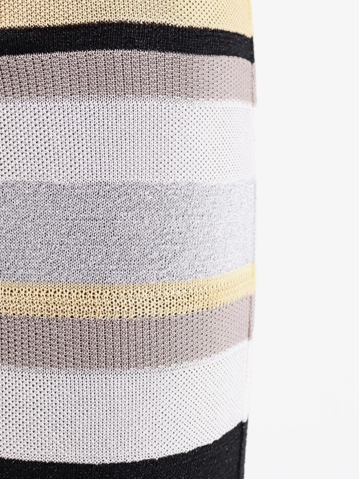 Palm Angels Striped Trouser With Lurex Effect
