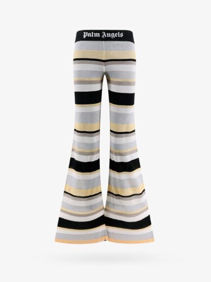 Palm Angels Striped Trouser With Lurex Effect