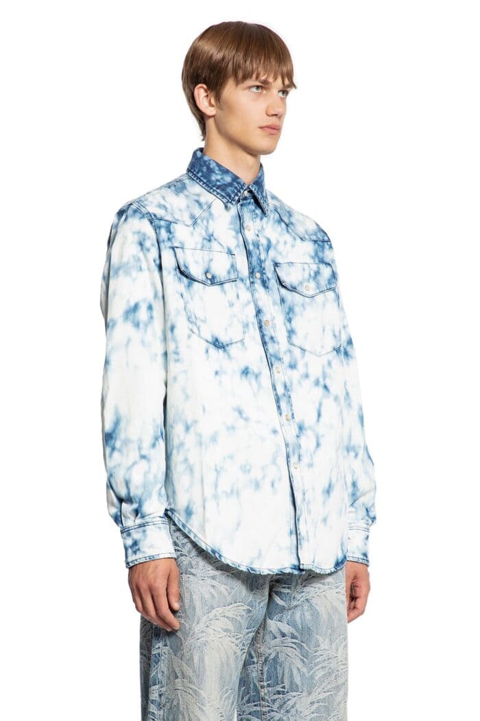 PALM ANGELS Summer Denim Shirt