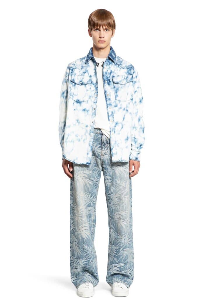 PALM ANGELS Summer Denim Shirt