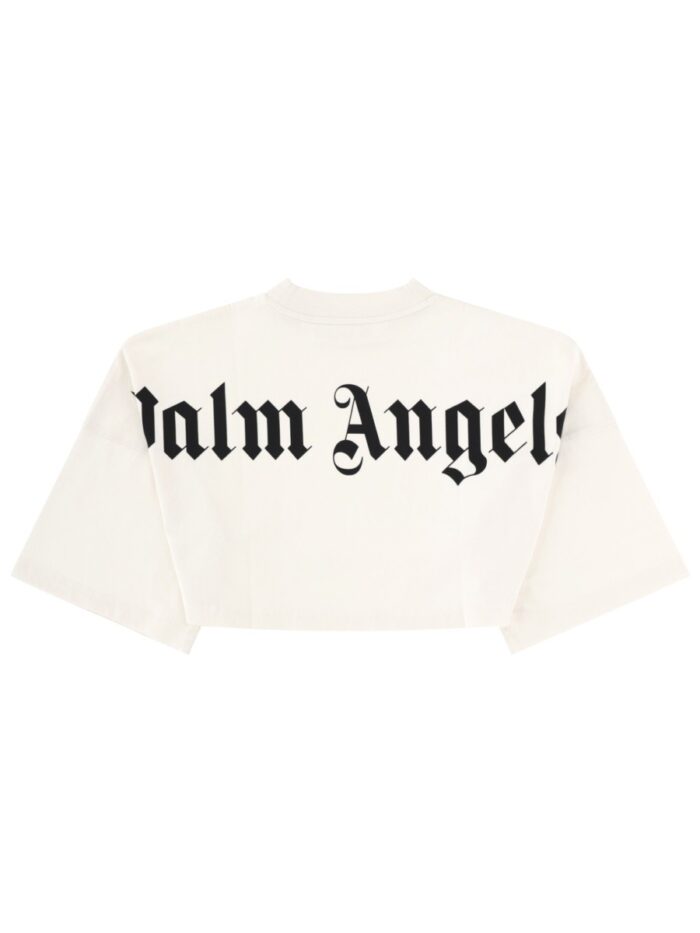 Palm Angels T-SHIRT CROP CON LOGO