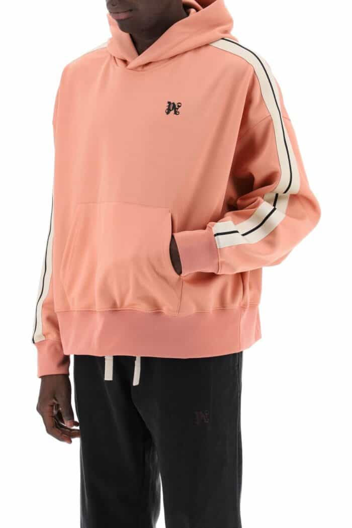 PALM ANGELS "track Sweatshirt With Contrasting Bands