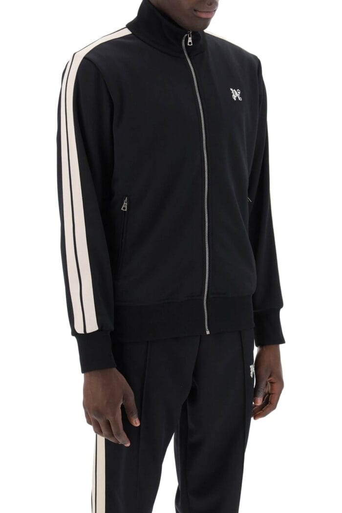 PALM ANGELS "track Sweatshirt With Contrasting Bands