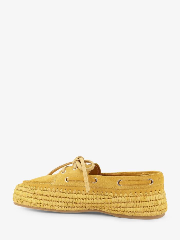 PALOMA BARCELO' Penelope Suede And Raffia Loafers