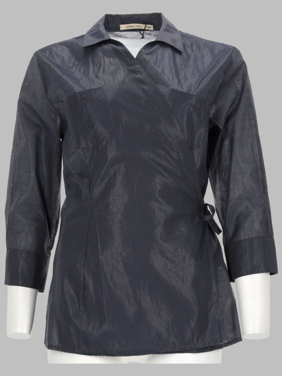 PALOMA WOOL CAMICIA WRAP "RICER"