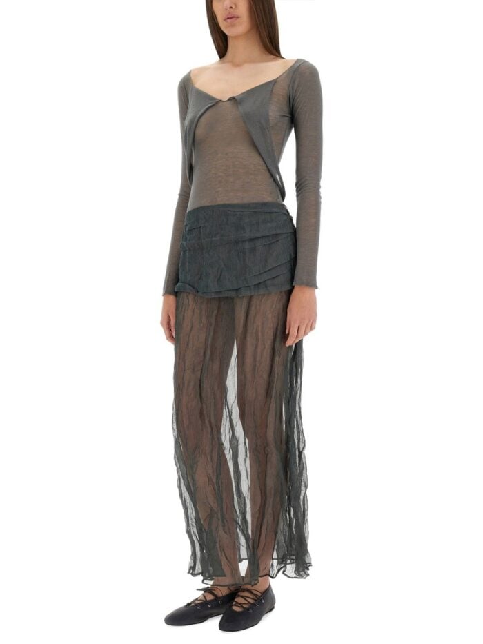 PALOMA WOOL LONG SKIRT "MAE"