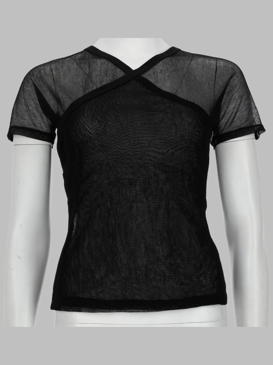 PALOMA WOOL TOP "OLIMPIA" IN MESH