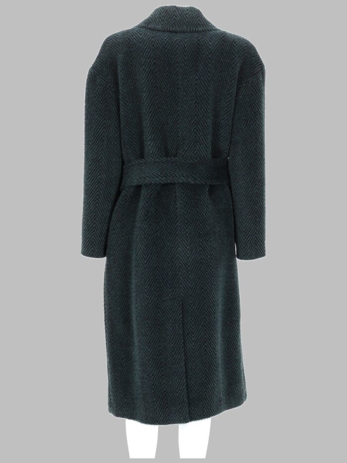 PALTO CAPPOTTO IN ALPACA E LANA CON CINTURA