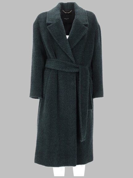 PALTO CAPPOTTO IN ALPACA E LANA CON CINTURA