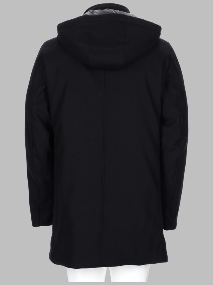PALTO CAPPOTTO IN LANA CON CAPPUCCIO