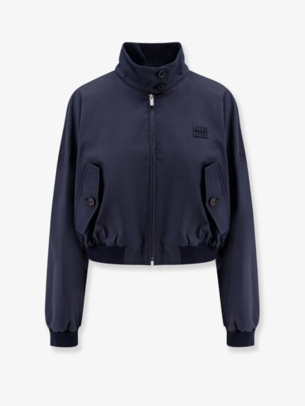 Panama Jacket With Miu Miu Patch