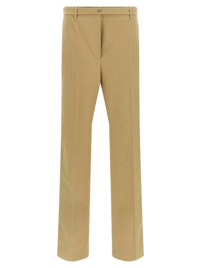 prada panama old cotton pants PRADA Panama Old Cotton Pants