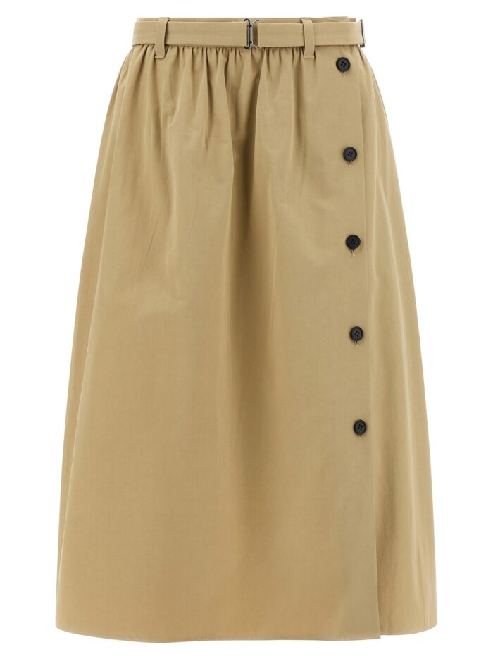 prada panama old cotton skirt PRADA Panama Old Cotton Skirt