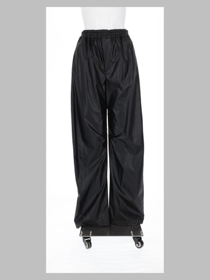 mm6 maison margiela pantalone ampio in ecopelle MM6 MAISON MARGIELA Pantalone Ampio In Ecopelle