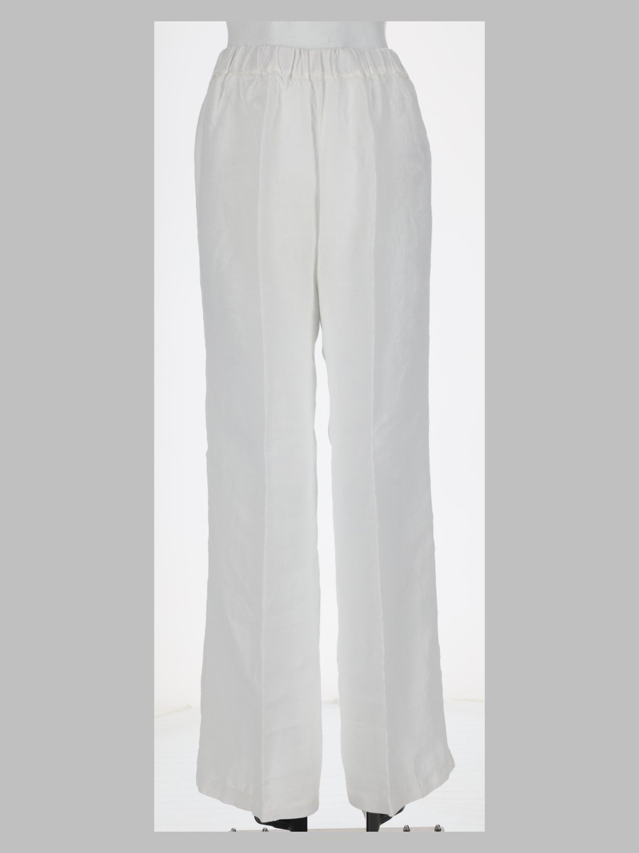 120% LINO Pantalone Ampio In Lino