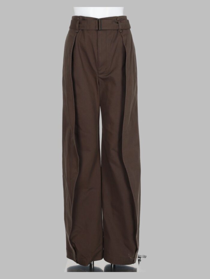 lemaire pantalone barrel in misto twill di cotone LEMAIRE Pantalone Barrel In Misto Twill Di Cotone
