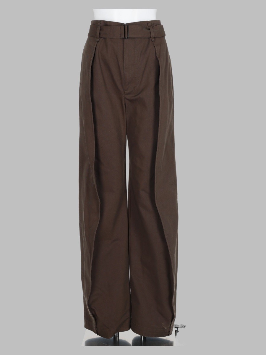 LEMAIRE Pantalone Barrel In Misto Twill Di Cotone