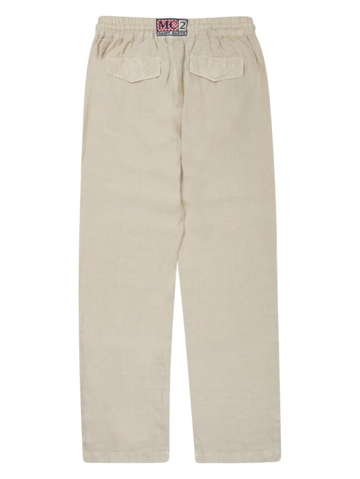 MC2 SAINT BARTH PANTALONE "CALAIS" IN PURO LINO