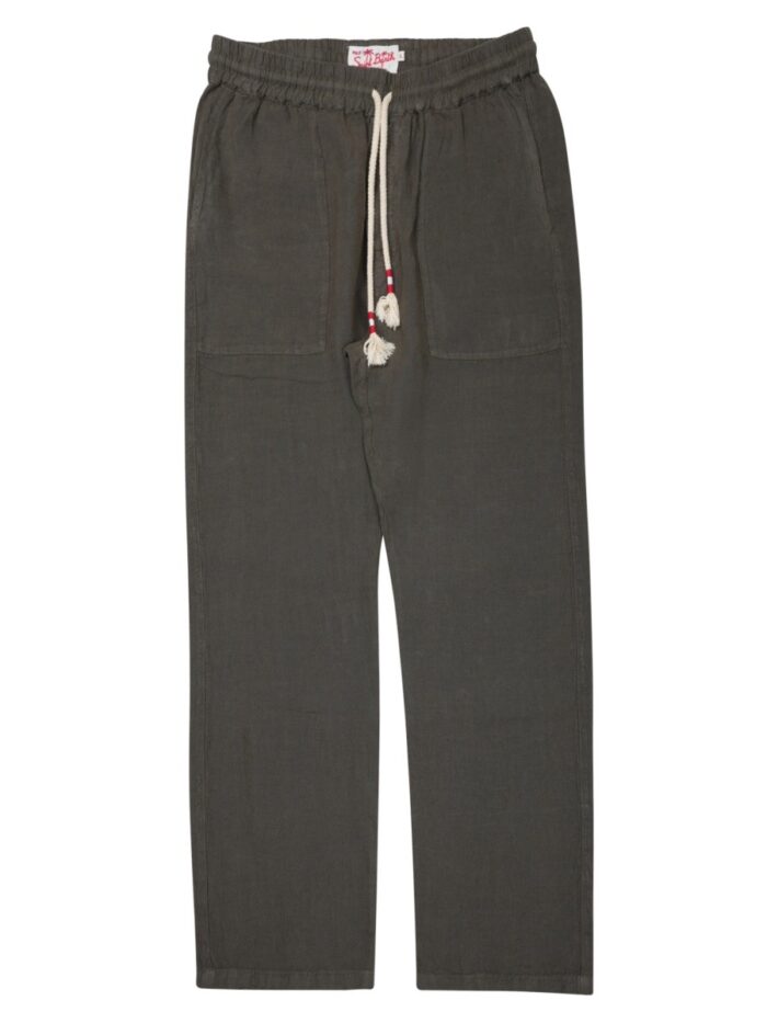 mc2 saint barth pantalone "calais" in puro lino MC2 SAINT BARTH PANTALONE "CALAIS" IN PURO LINO